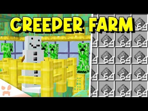 MINECRAFT 1.21 CREEPER FARM | Easy, Efficient, Automatic