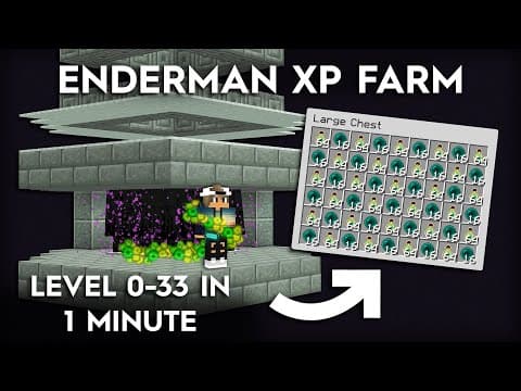 Best Enderman XP Farm — Java 1.20/1.21 (Insane Rates)