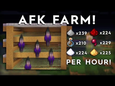 Witch Farm — Java 1.20 (Automatic Potion Drops)